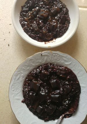 صورة لوصفة شوفان بالشوكولاتة 😋