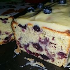 A picture of Lemon blueberry loaf.