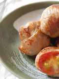 Juicy Tomatoes Rolled In Pork