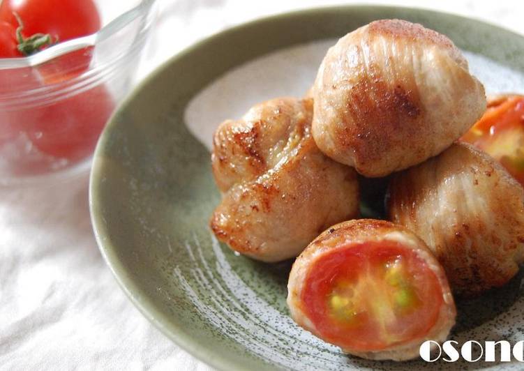 Recipe of Super Quick Homemade Juicy Tomatoes Rolled In Pork
