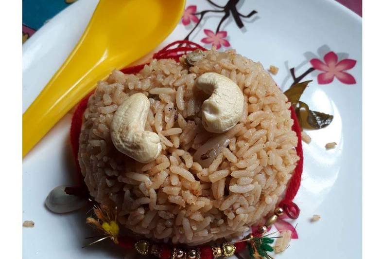 Recipe of Any-night-of-the-week South famous   Vangi bath rice