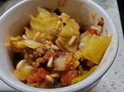 A picture of stuffed cabbage