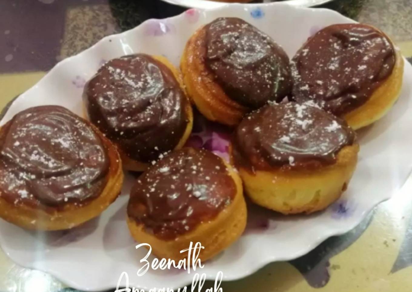 Cream Cheese And Indian Mulberry Filled Doughnuts