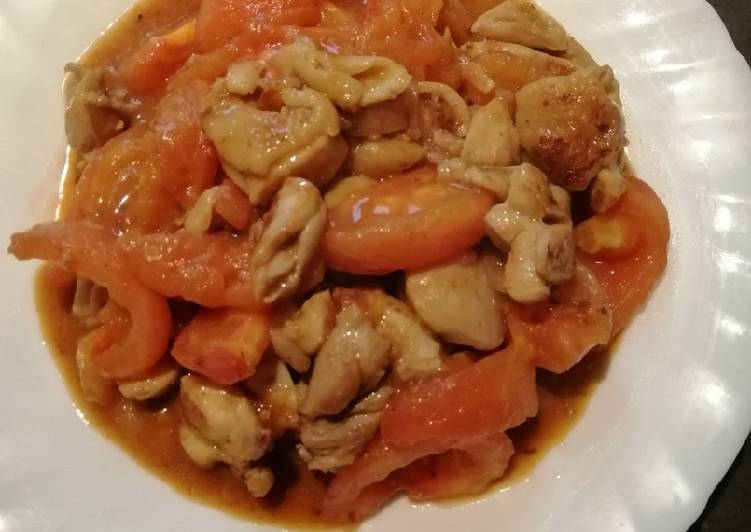 Steps to Make Any-night-of-the-week Chicken Tomato