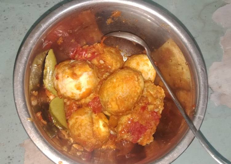 Telur tempe bumbu bali