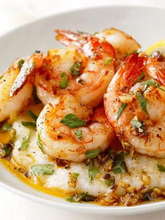 Easy Way Make Lemon garlic shrimp and grits the Awesome  Appealing