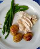 [American Style] Garlic Butter Roasted Chicken Breast