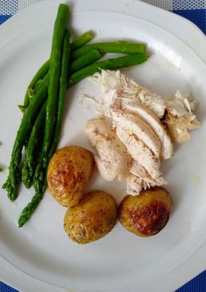 A picture of [American Style] Garlic Butter Roasted Chicken Breast.