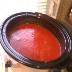 A picture of Simple crockpot pasta sauce.