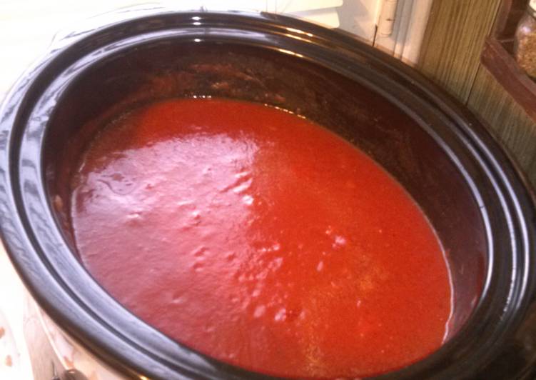 Simple Way to Make Super Quick Homemade Simple crockpot pasta sauce