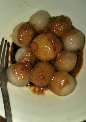 Foto resep Cilok bumbu pecel