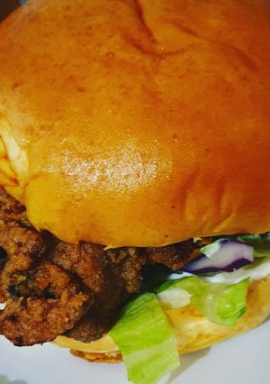A picture of Chicken Fillet Burgers.