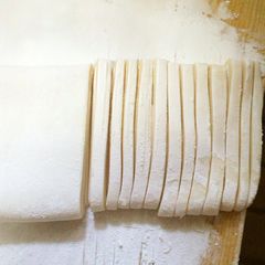 A picture of Handmade Udon Noodles.