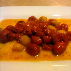 A picture of Oven roasted cherry tomatoes.