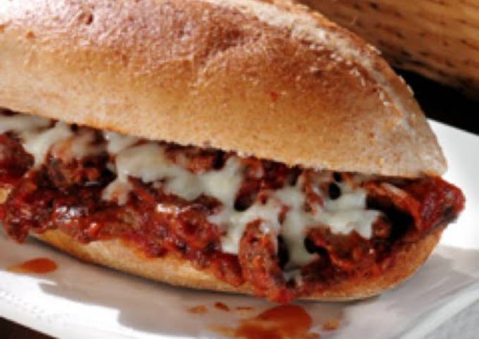 Italian Cheese Steak Sandwiches