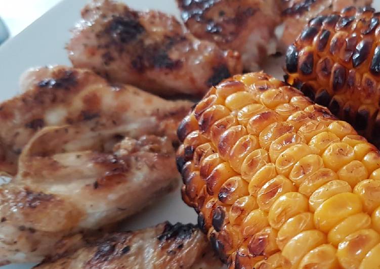 Alitas De Pollo Con Cerveza A La Parrilla Barbacoa Receta De Bea Sanjo Cookpad