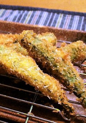 A picture of Fried Okra for Bentos.