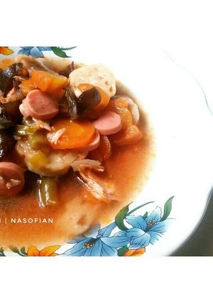 Foto resep Sop merah simple