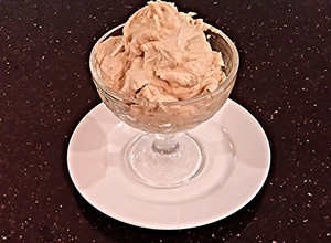 A picture of Peanut Butter Whipped Cream.