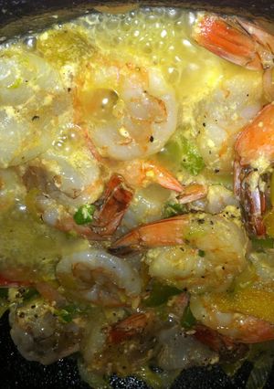 A picture of Garlic shrimp.
