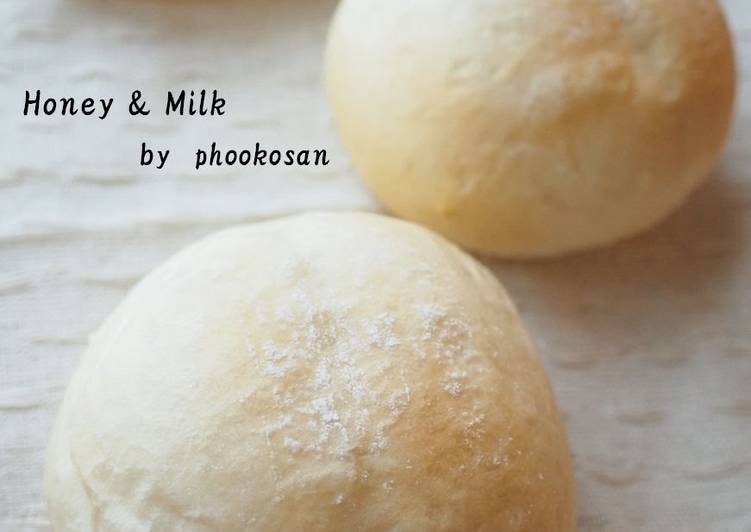 Recipe of Ultimate Honey &amp; Milk Fluffy White Rolls