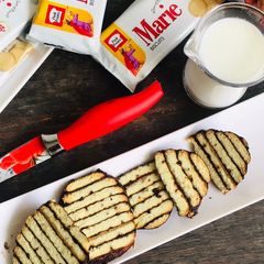 Instant Marie biscuit Cake A picture of Instant Marie biscuit Cake.