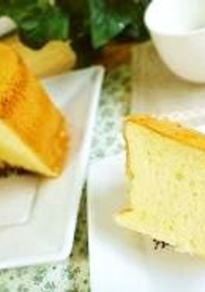 A picture of Basic Plain Chiffon Cake.
