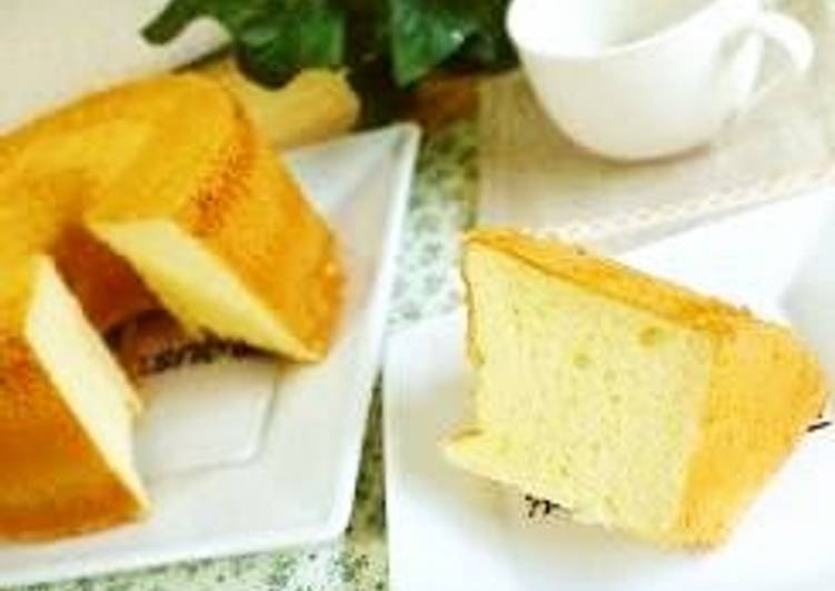 Recipe of Homemade Basic Plain Chiffon Cake