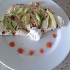 A picture of Breakfast quesadillas.