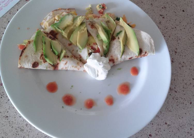 Recipe of Quick Homemade Breakfast quesadillas