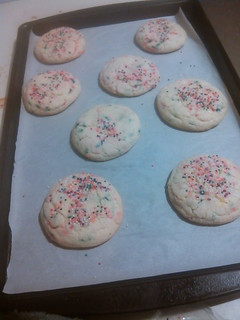 A picture of Soft Baked Funfetti Sugar Cookies.