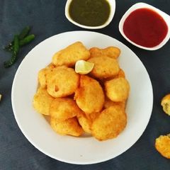 Moong Dal Pakoras A picture of Moong Dal Pakoras.
