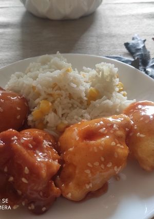 Gluténmentes szezámmagos csirke recept fotója