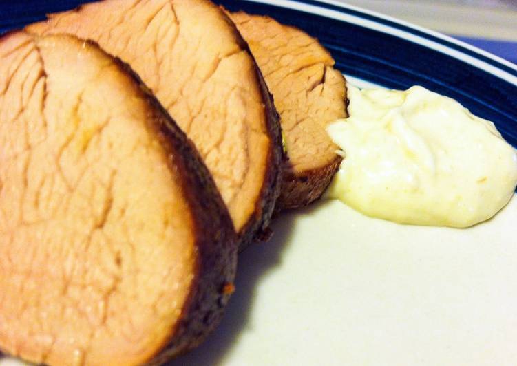 Marinated Pork Tenderloin w/Horseradish Sauce Marinated Pork Tenderloin w/Horseradish Sauce