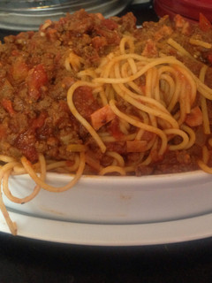 A picture of My Rich And Meaty Spaghetti Bolognaise 💜.