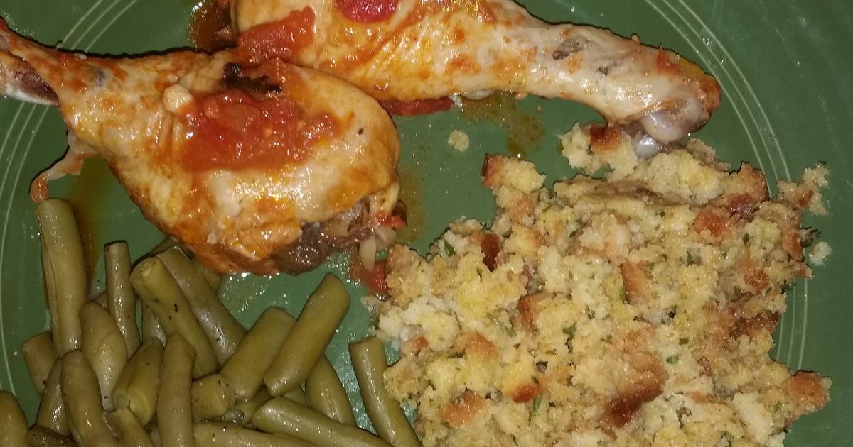Becca's Easy Pressure Cooked Garlic Tomato Chicken Recipe by becca