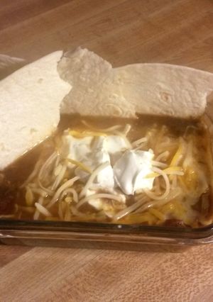 A picture of Alisha`s Famous Chicken Chili.