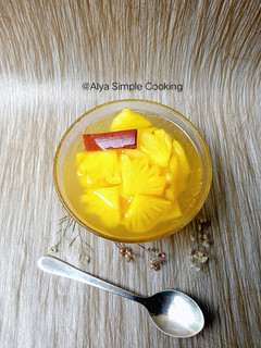 Foto resep Manisan Nanas Segar Simple