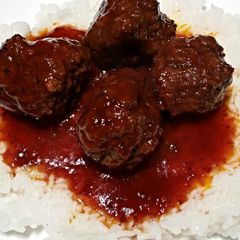 A picture of Sweet and Sour Meatballs.
