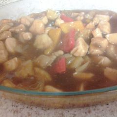 A picture of Moes Sweet And Sour Chicken.