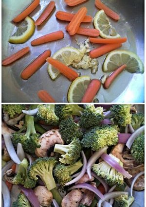 A picture of Lemon, Garlic, and Ginger Veggie Stir-Fry.