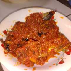รูปของ Ikan cue tongkol balado