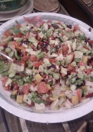 A picture of Mediterranean Salad.