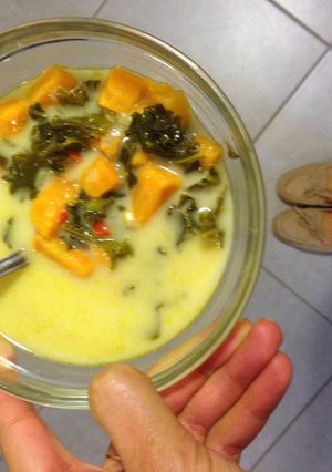 A picture of Caribbean Kale Soup.