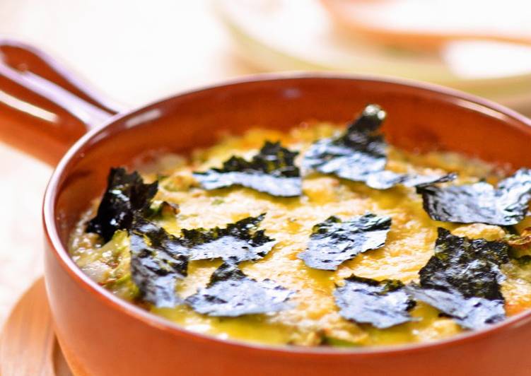 Korean Mochi au Gratin Korean Mochi au Gratin