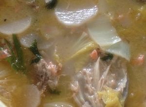 Foto resep Sup Kepala Ikan Talas Lobak ala Cahaya Lestari