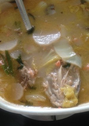Foto resep Sup Kepala Ikan Talas Lobak ala Cahaya Lestari