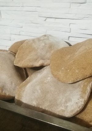 Una foto de Pan árabe con harina integral