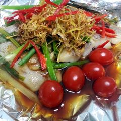 A picture of Hallibut Fish Parcel.