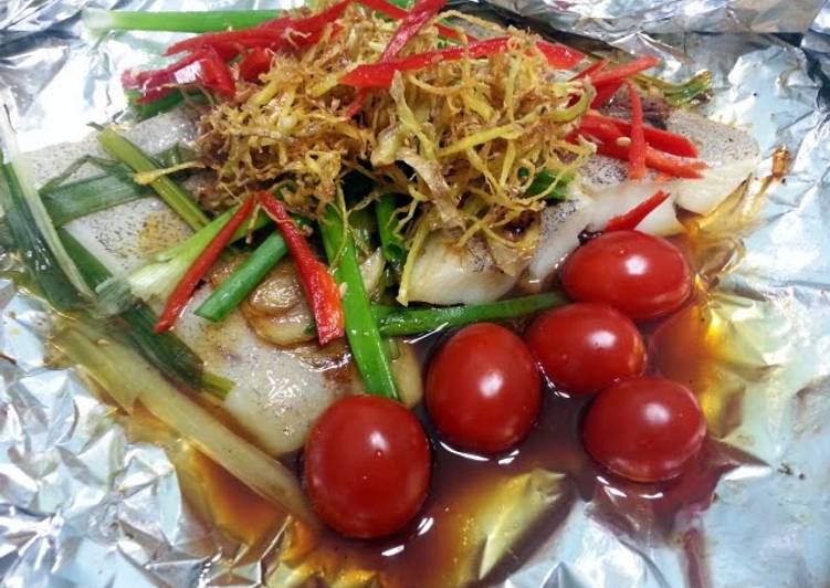 Recipe of Ultimate Hallibut Fish Parcel